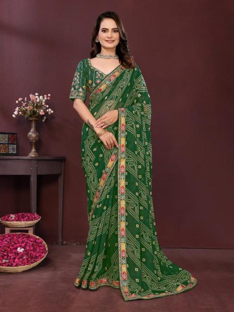 Vastrangan saiyara bandhej saree price range in market